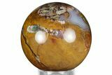 Colorful, Polished Ocean Wave Jasper Sphere - Madagascar #327395-1
